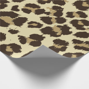 Chic Leopard Print Wrapping Paper