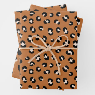 Chic Leopard Print Wrapping Paper
