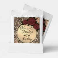 Chic Leopard Rose Fabulous 40th Birthday