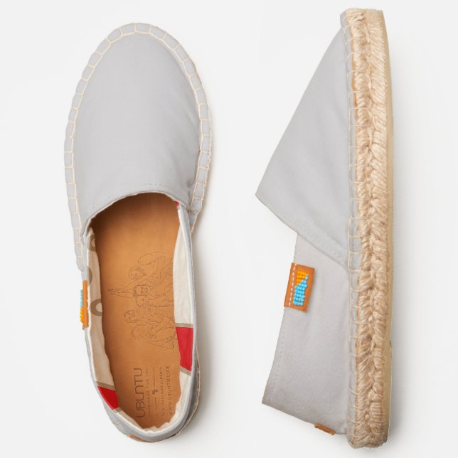 Chic Light Gray Fashion Slip On Espadrilles Shoes (Side)