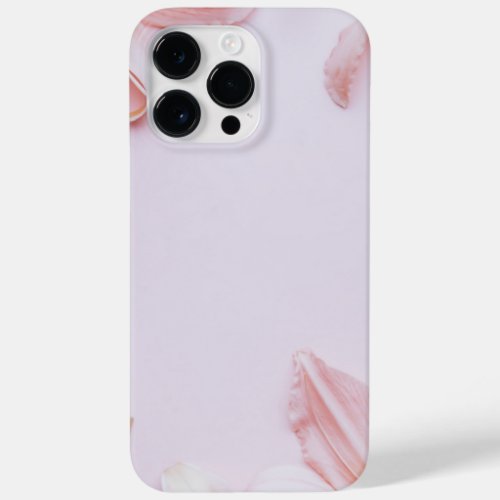 Chic Light Pink Flower Print Mobile Cover