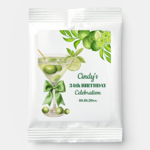 Chic Lime Martini 34th Birthday Margarita Drink Mix