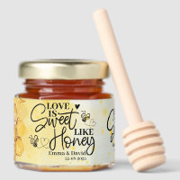 Chic Love Is Sweet Bee Heart Wedding