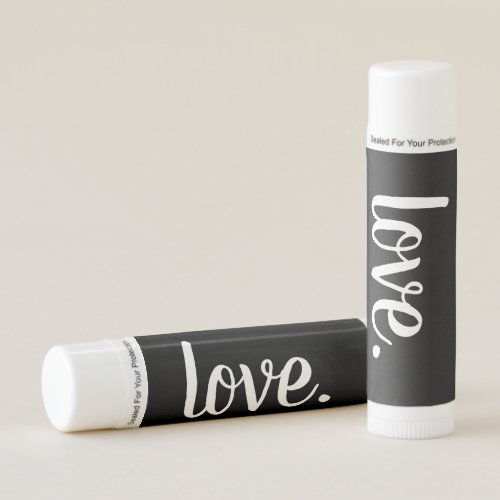 chic LOVE script  Lip Balm