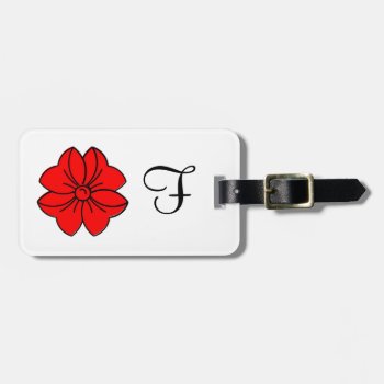 Chic Luggage/gift Tag_mod Large Bow Luggage Tag by GiftMePlease at Zazzle