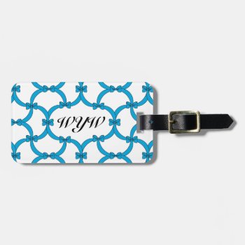 Chic Luggage/gift Tag_ribbon &  Bows Luggage Tag by GiftMePlease at Zazzle