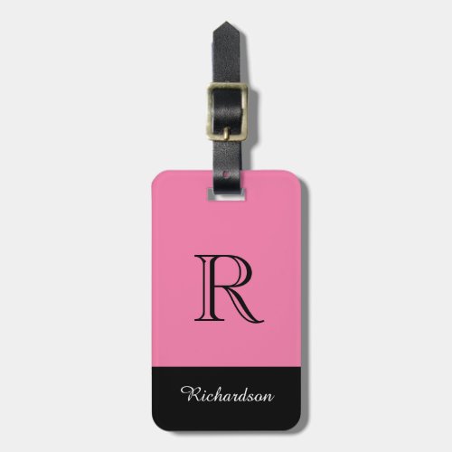 CHIC LUGGAGE TAG_BLACKPINKWHITE LUGGAGE TAG