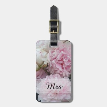 Chic Luggage Tag_"mrs" Summertime Floral Luggage Tag by GiftMePlease at Zazzle