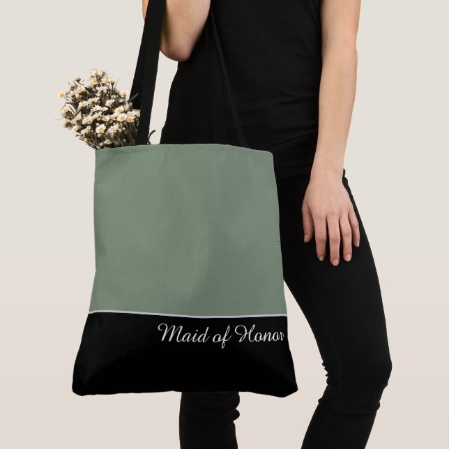 Chic Maid of Honor Tote Bag (Close Up)