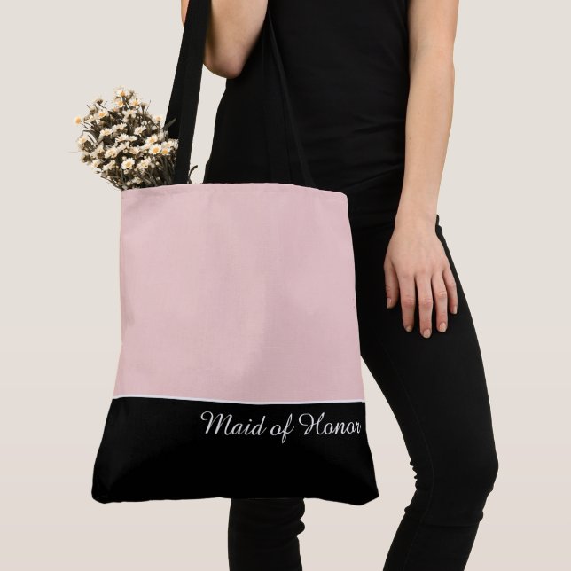 Chic Maid of Honor Tote Bag (Close Up)
