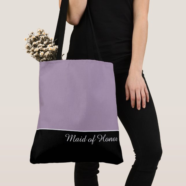 Chic Maid of Honor Tote Bag (Close Up)
