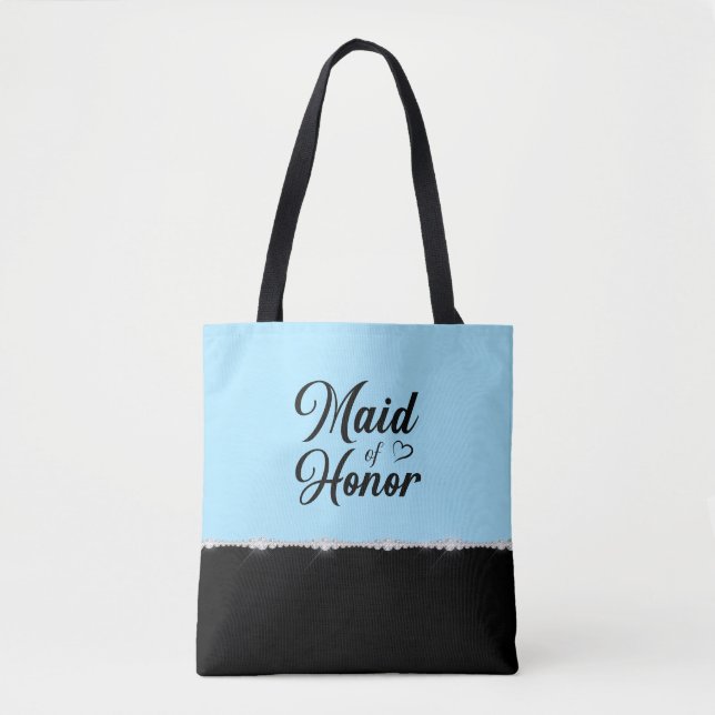 Chic Maid of Honor Tote Bag (Front)