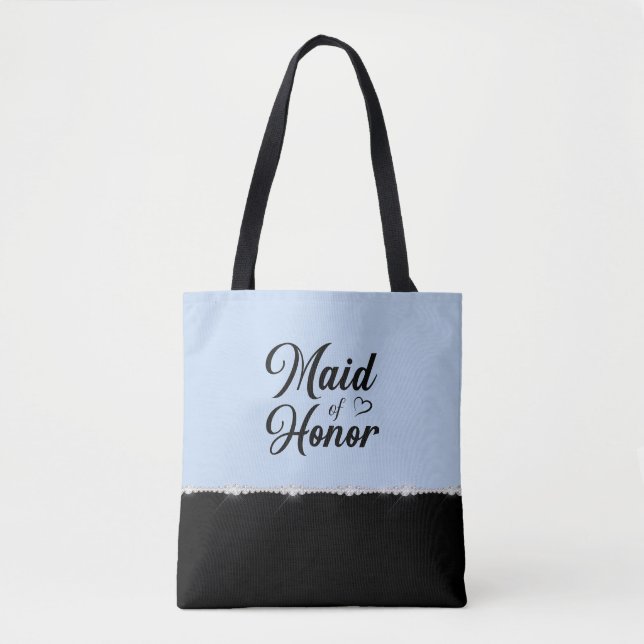 Chic Maid of Honor Tote Bag (Front)