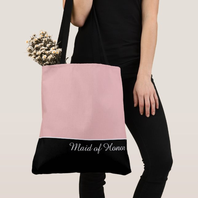 Chic Maid of Honor Tote Bag (Close Up)