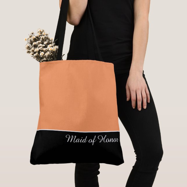 Chic Maid of Honor Tote Bag (Close Up)