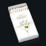 Chic Make It Thirty Dirty Martini Birthday White Matchboxes<br><div class="desc">Celebrate in style with our Chic Make It Thirty Dirty Martini Birthday White Matchboxes! These eye-catching matchboxes feature a chic Martini with a little humor,  perfect for setting the tone for a flirty and fun 30th birthday bash. Make your milestone unforgettable with these exciting party supplies!</div>