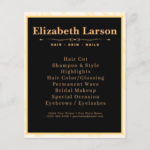 Chic Makeup  Artist Hair Salon Hair Salon Flyer