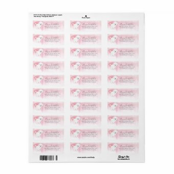 Chic Maltese Return Address Label | Zazzle