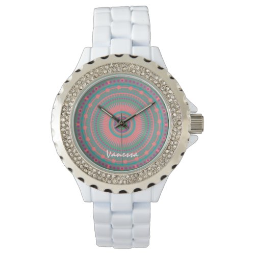 Chic Mandala Monogrammed Watch