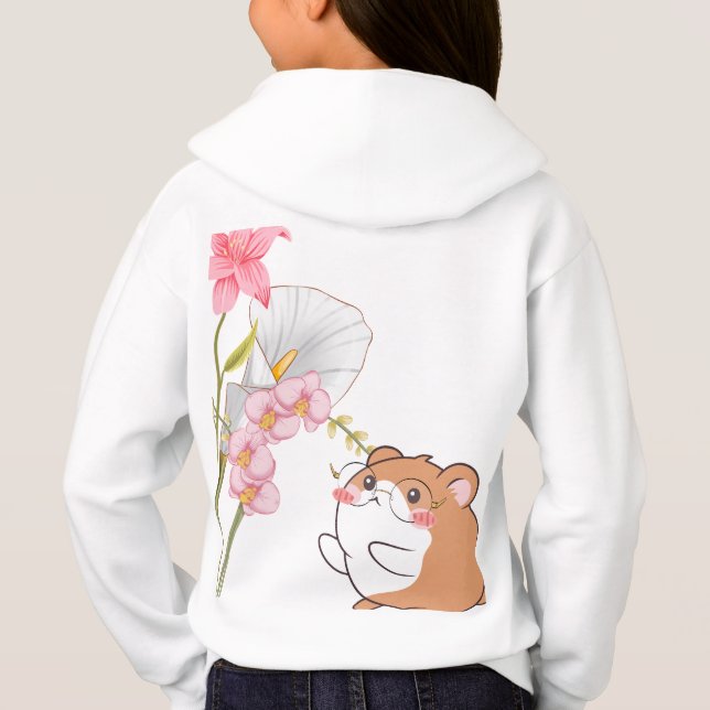 Chic Manhwa Portrait Hoodie (Back)