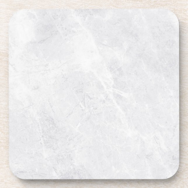 Chic Marble Finish Decorative Hard plastic coaster (Front)
