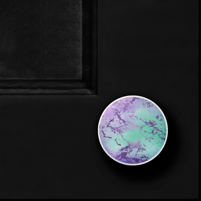 Chic Marble | Lavender Purple and Mint Green Ceramic Knob (Creator Uploaded)