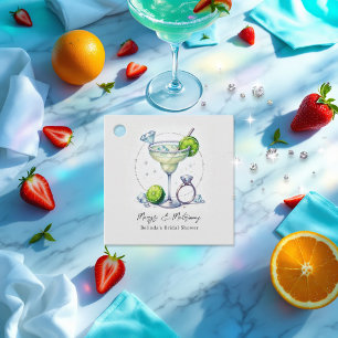 Chic Margaritas and Matrimony Bridal Shower Favor Tags