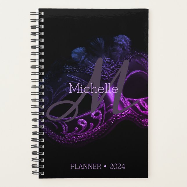 Chic Masquerade Planner (Front)