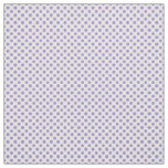 Chic Mauve on White Polka Dots Pattern Fabric