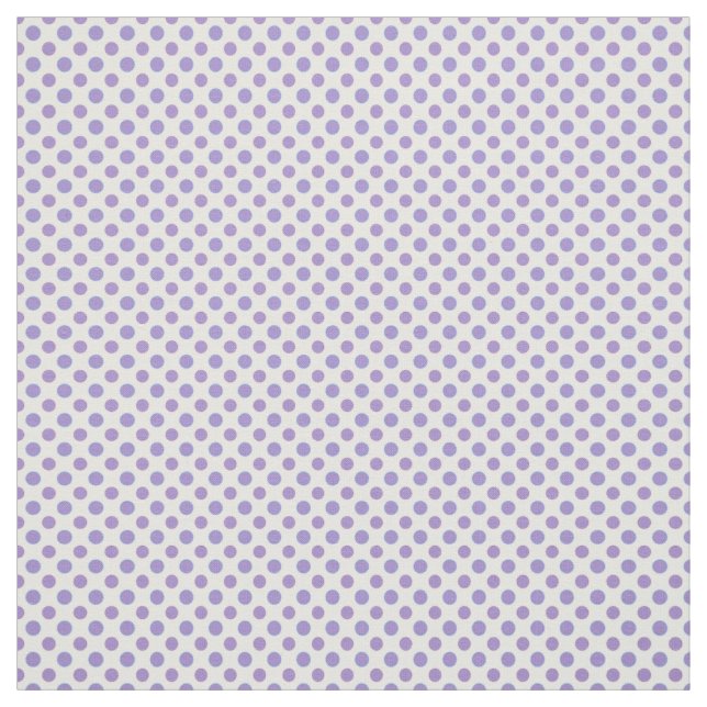 Chic Mauve on White Polka Dots Pattern Fabric (Swatch)