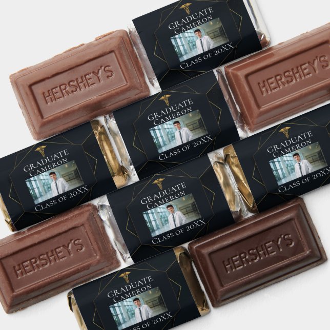 Chic Medical School Photo Graduation Party Hershey's Miniatures (Assorted)