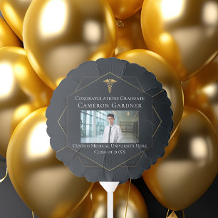 Chic Medical School Photo Graduation Photo Balloon