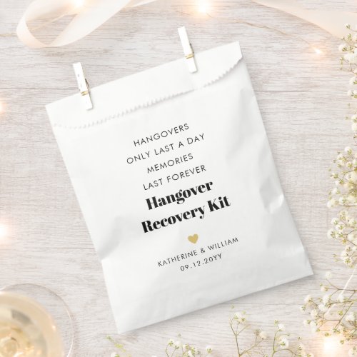  Chic Memories Last Forever Hangover Recovery Kit Favor Bag