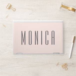 Chic Minimalist Blush Pink HP Laptop Skin
