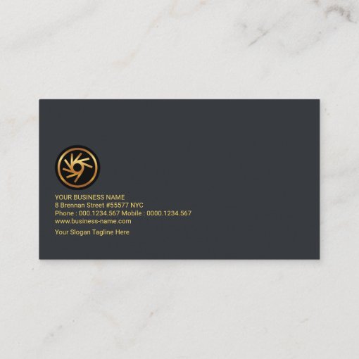 Chic Minimalist Simple Gold Name Tab CEO Founder Business Card | Zazzle