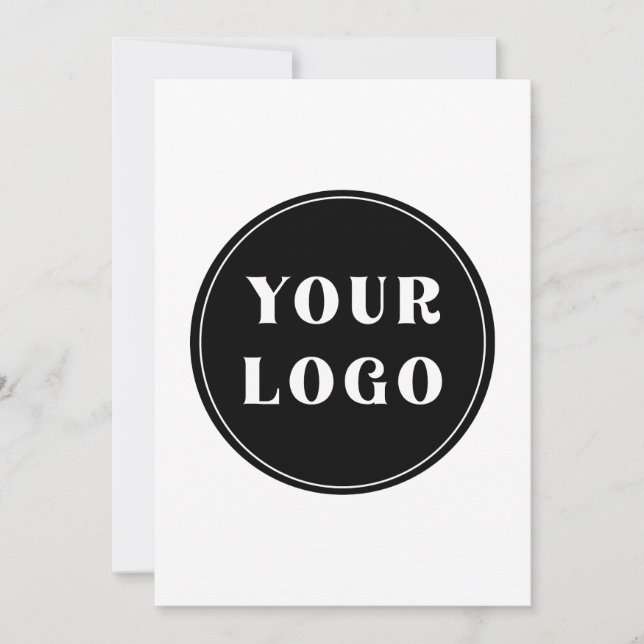 Chic, Minimalist, Stylish & Customizable Holiday Card (Front)