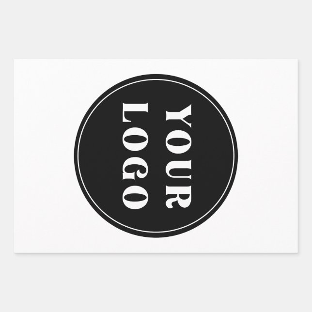 Chic, Minimalist, Stylish & Customizable Wrapping Paper Sheets (Front)