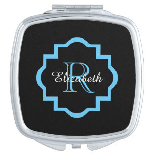CHIC MIRROR COMPACT_BLUE/BLACK/WHITE
