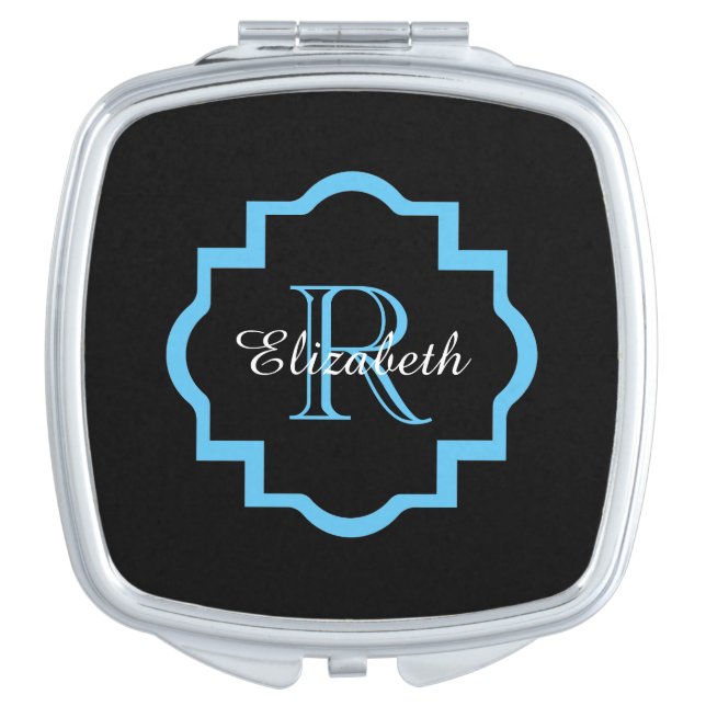 CHIC MIRROR COMPACT_BLUE/BLACK/WHITE (Front)