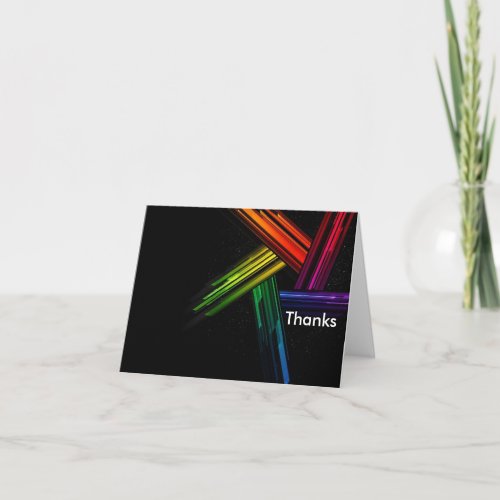 Chic Modern Abstract Note Cards