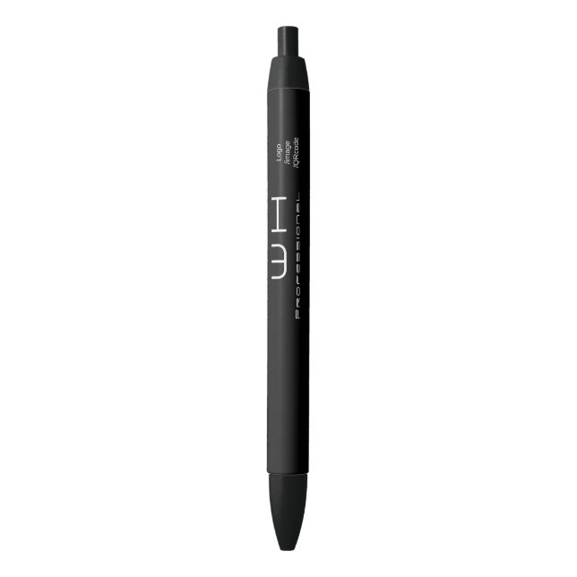 Chic Modern Business Black Pen (Front Vertical)