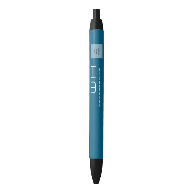 Chic Modern Business Blue Pen (Front Vertical)