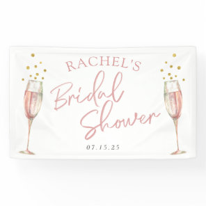 Chic Modern calligraphy mimosa bridal welcome sign