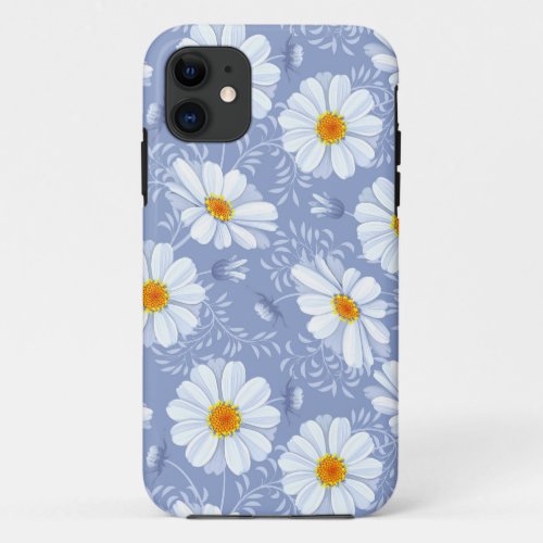 Chic Modern Elegant Floral Pattern iPhone 11 Case