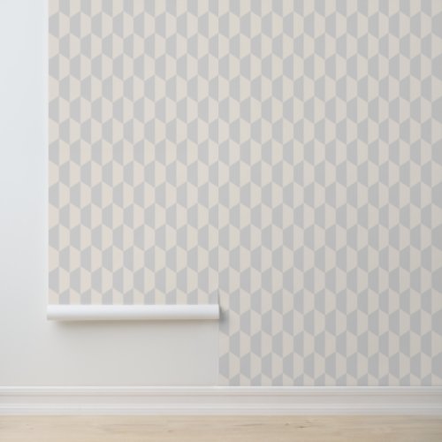 Chic Modern Geometric Tile EDITABLE COLOR Wallpaper