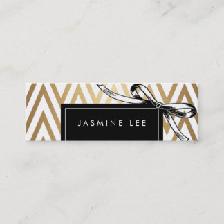 chic modern hair stylist hairstylist budget cheap mini business card