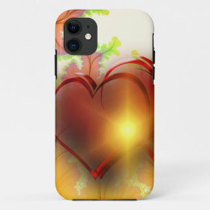 Chic modern heart design Pattern accessories, love iPhone 11 Case