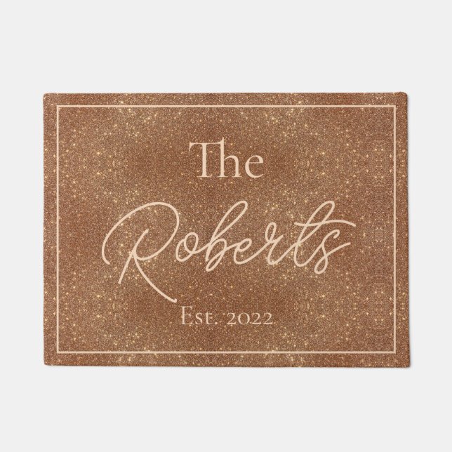 Chic Modern Housewarming | New Home | Welcome Doormat (Front)