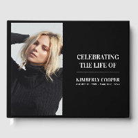 Chic Modern Memorial Photo | Keepsake