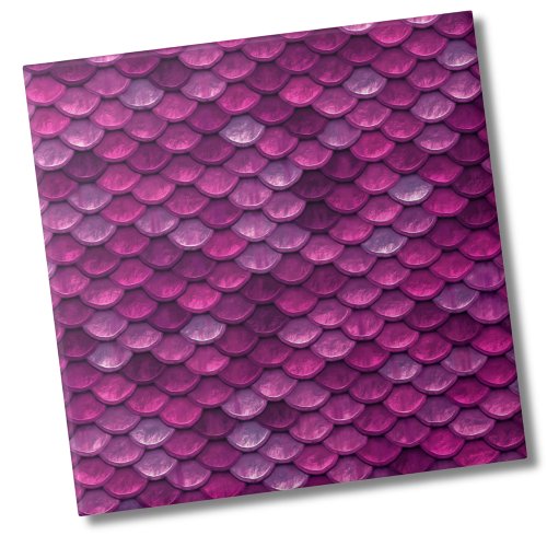 Chic Modern Metallic Pattern Ceramic Tile